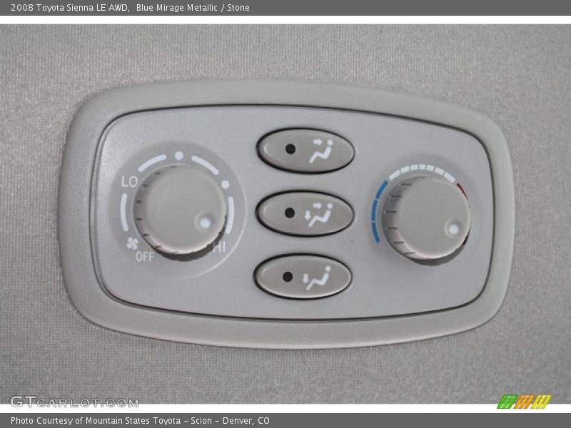 Blue Mirage Metallic / Stone 2008 Toyota Sienna LE AWD
