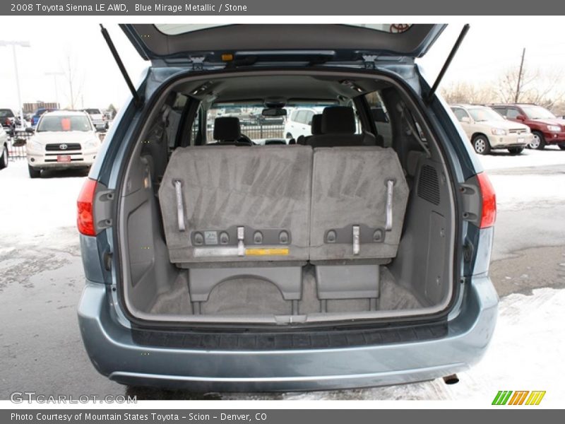 Blue Mirage Metallic / Stone 2008 Toyota Sienna LE AWD