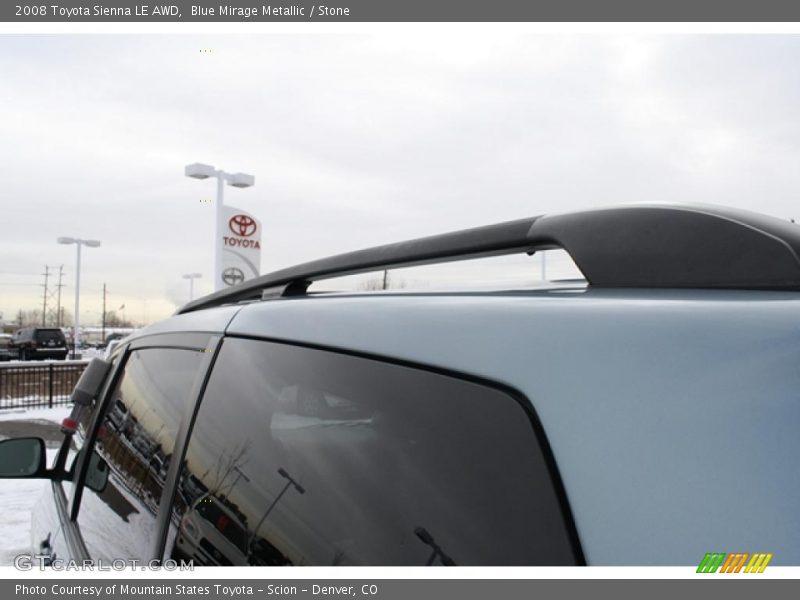 Blue Mirage Metallic / Stone 2008 Toyota Sienna LE AWD