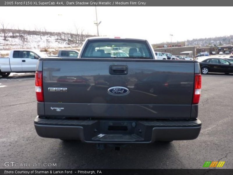 Dark Shadow Grey Metallic / Medium Flint Grey 2005 Ford F150 XL SuperCab 4x4