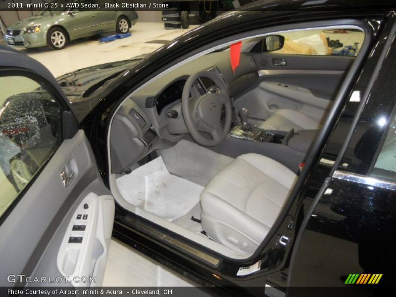 Black Obsidian / Stone 2011 Infiniti G 25 x AWD Sedan