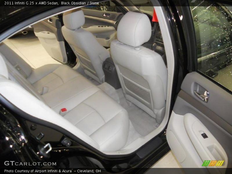 2011 G 25 x AWD Sedan Stone Interior
