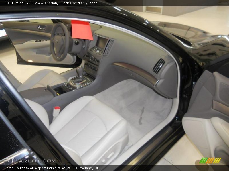 Black Obsidian / Stone 2011 Infiniti G 25 x AWD Sedan
