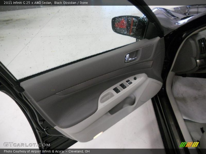 Black Obsidian / Stone 2011 Infiniti G 25 x AWD Sedan