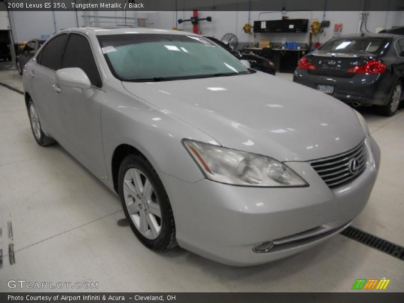 Tungsten Metallic / Black 2008 Lexus ES 350