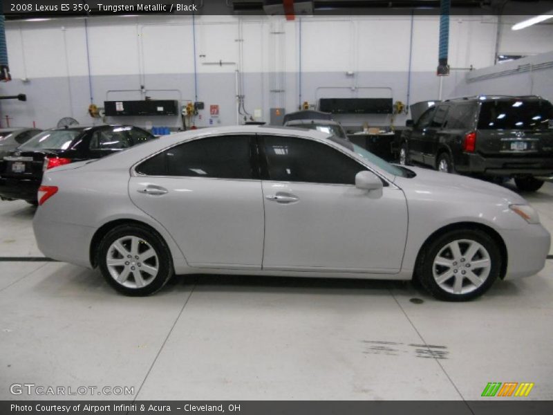 Tungsten Metallic / Black 2008 Lexus ES 350