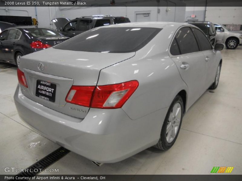 Tungsten Metallic / Black 2008 Lexus ES 350