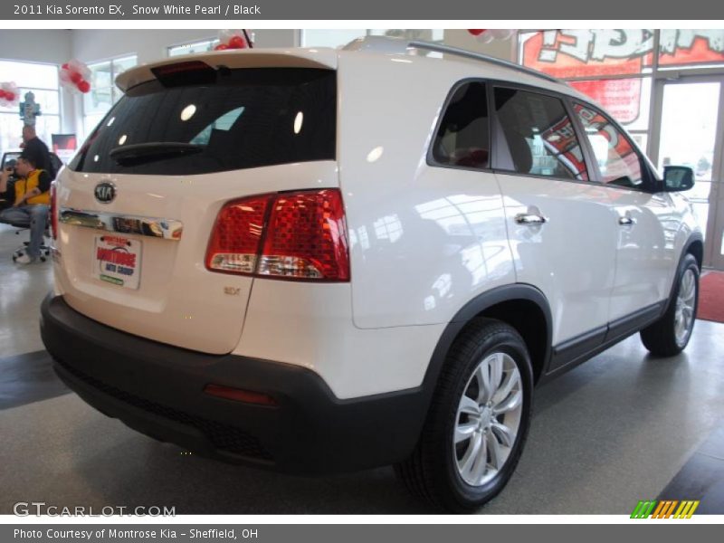 Snow White Pearl / Black 2011 Kia Sorento EX