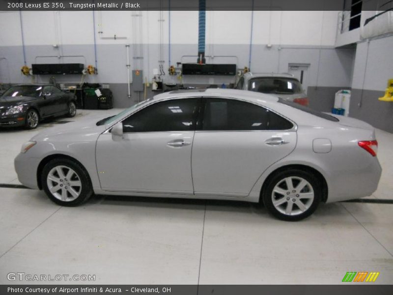 Tungsten Metallic / Black 2008 Lexus ES 350