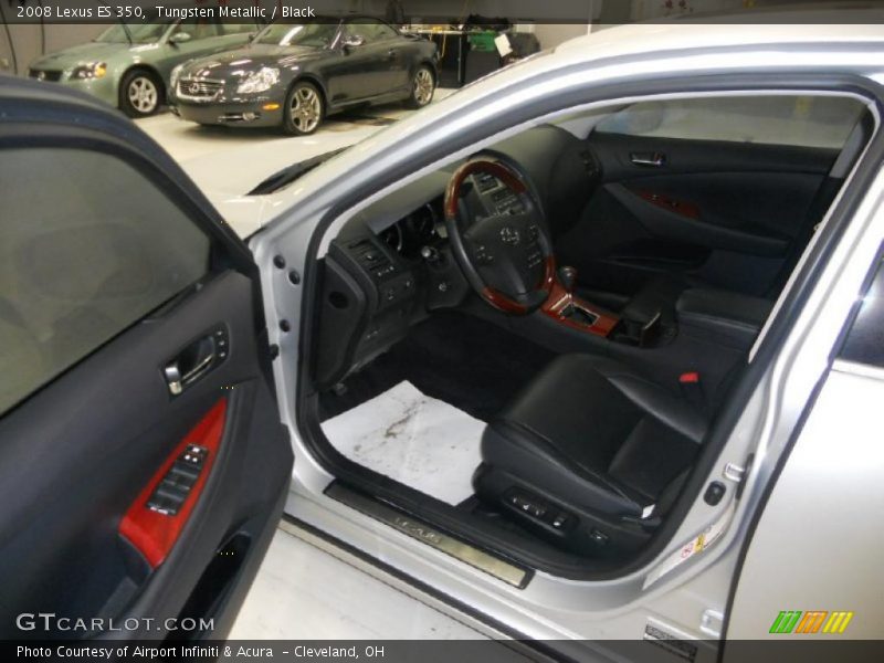 Tungsten Metallic / Black 2008 Lexus ES 350