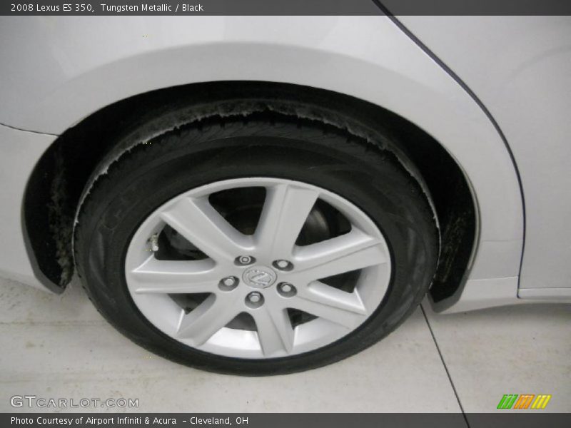 Tungsten Metallic / Black 2008 Lexus ES 350