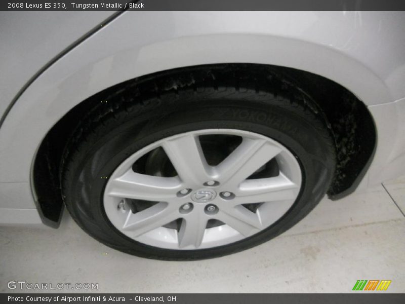 Tungsten Metallic / Black 2008 Lexus ES 350