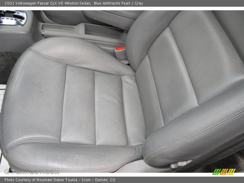 Blue Anthracite Pearl / Gray 2001 Volkswagen Passat GLX V6 4Motion Sedan