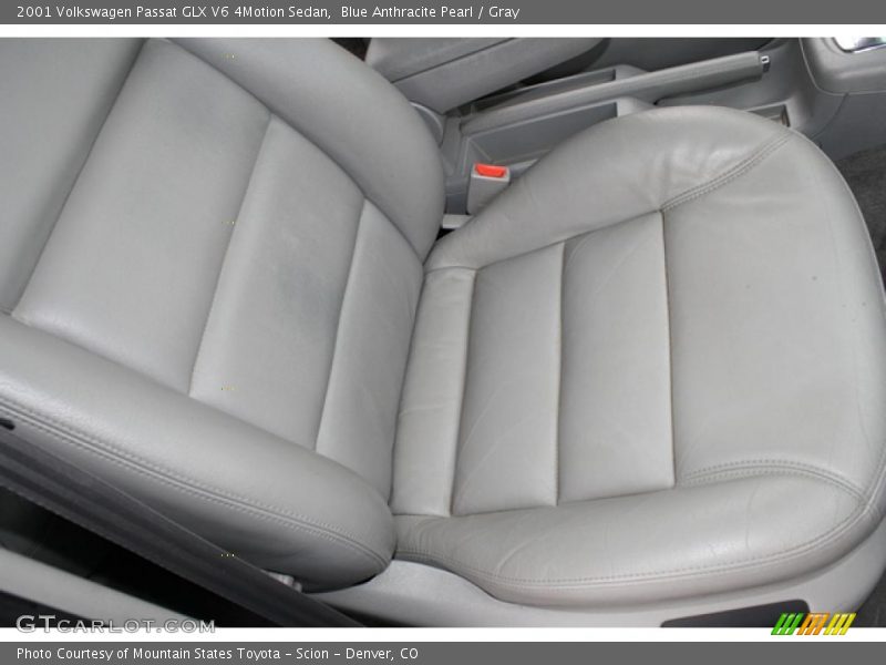 Blue Anthracite Pearl / Gray 2001 Volkswagen Passat GLX V6 4Motion Sedan