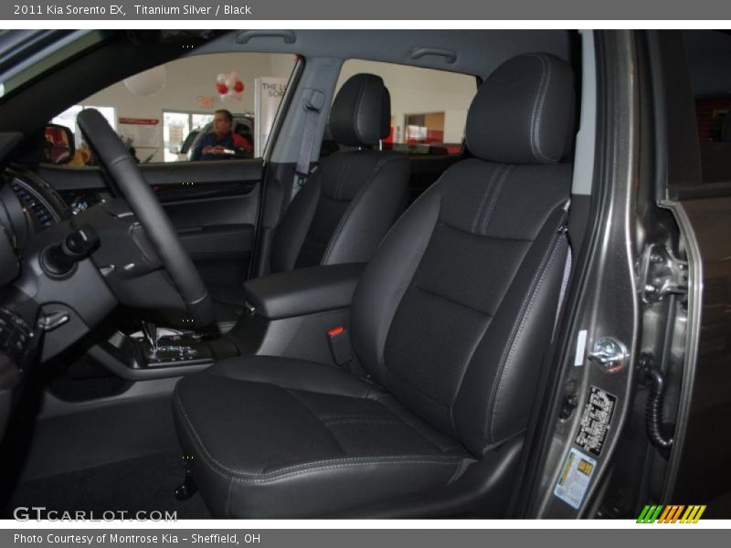 Titanium Silver / Black 2011 Kia Sorento EX