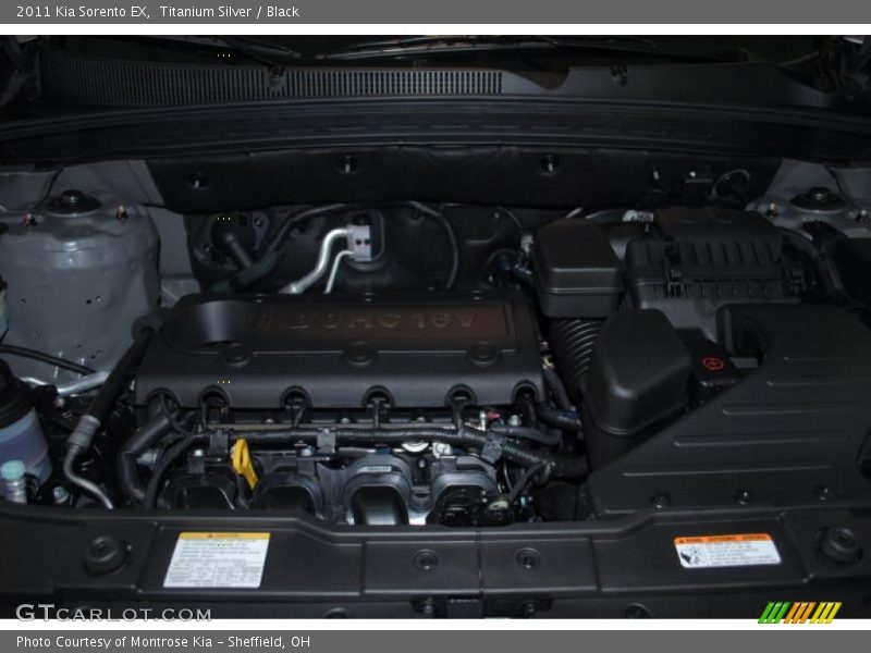 Titanium Silver / Black 2011 Kia Sorento EX