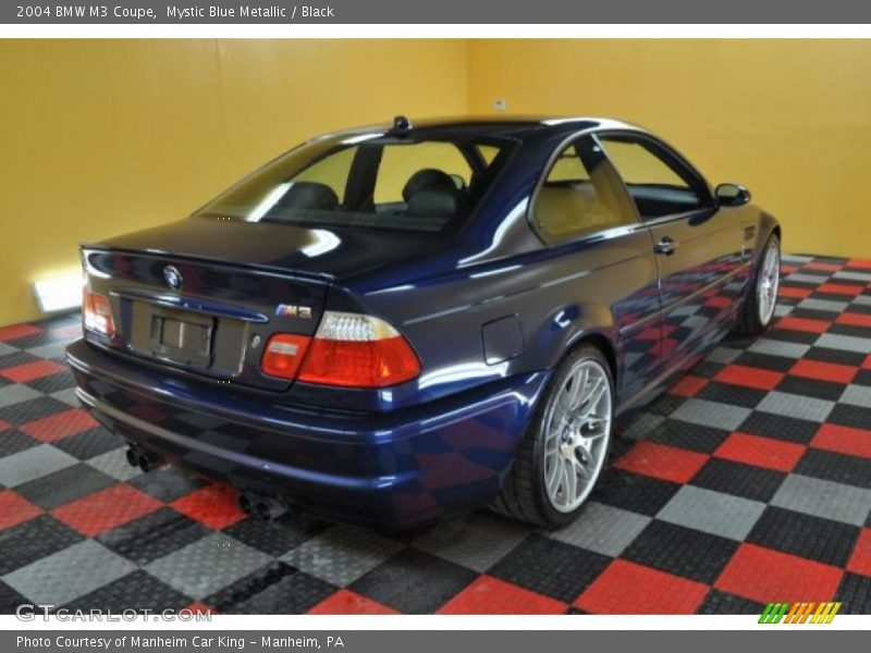 Mystic Blue Metallic / Black 2004 BMW M3 Coupe