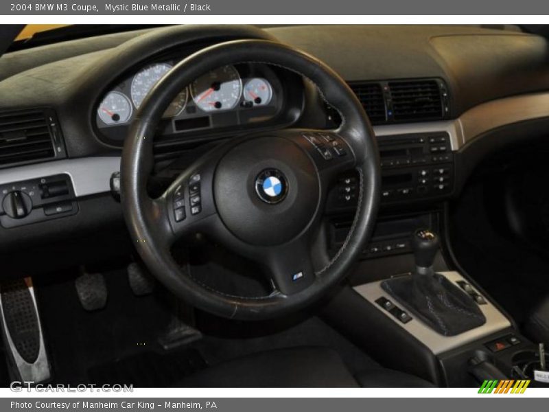 Mystic Blue Metallic / Black 2004 BMW M3 Coupe