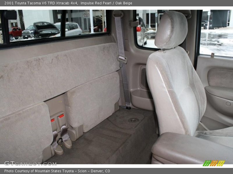 Impulse Red Pearl / Oak Beige 2001 Toyota Tacoma V6 TRD Xtracab 4x4