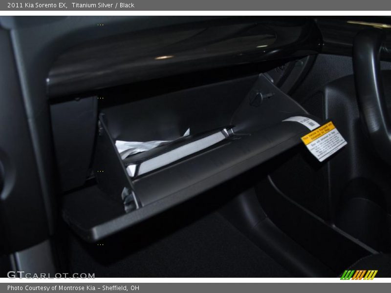 Titanium Silver / Black 2011 Kia Sorento EX