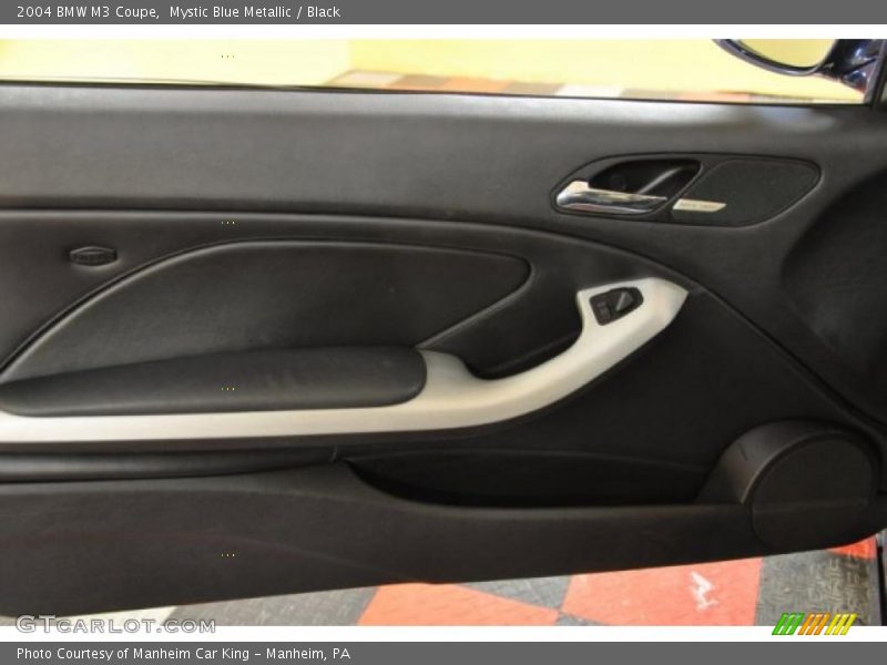 Mystic Blue Metallic / Black 2004 BMW M3 Coupe