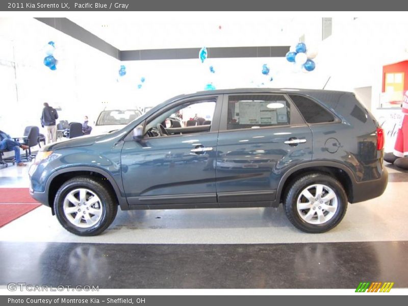 Pacific Blue / Gray 2011 Kia Sorento LX