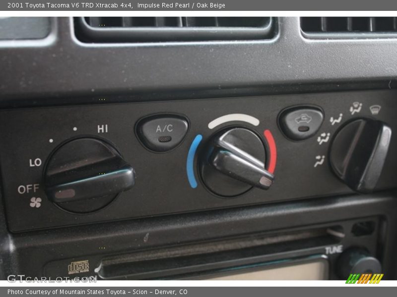 Impulse Red Pearl / Oak Beige 2001 Toyota Tacoma V6 TRD Xtracab 4x4