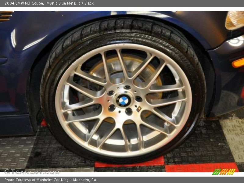 Mystic Blue Metallic / Black 2004 BMW M3 Coupe