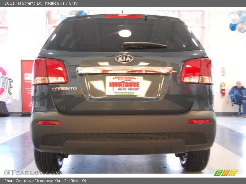 Pacific Blue / Gray 2011 Kia Sorento LX