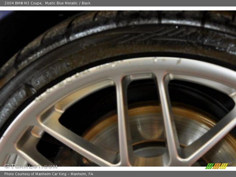 Mystic Blue Metallic / Black 2004 BMW M3 Coupe