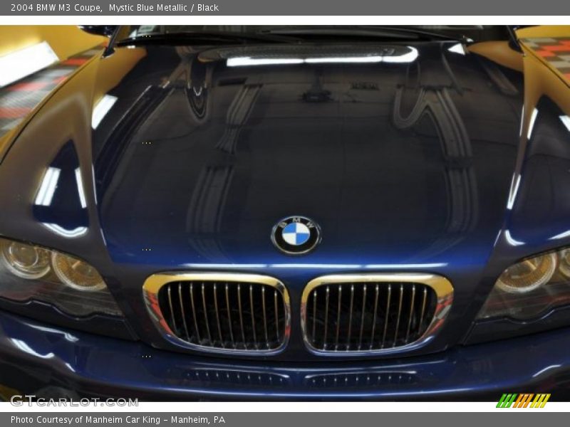 Mystic Blue Metallic / Black 2004 BMW M3 Coupe