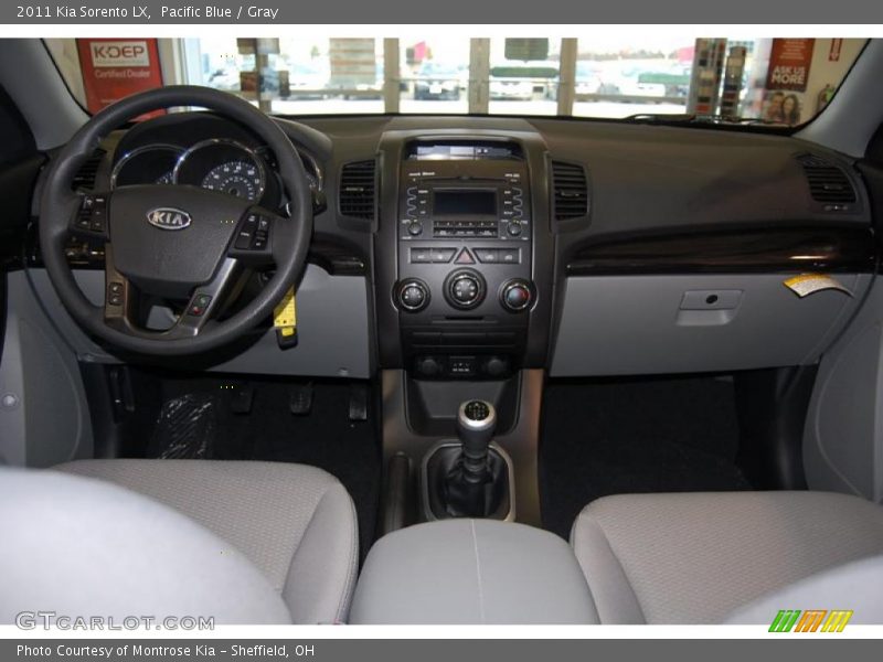 Pacific Blue / Gray 2011 Kia Sorento LX