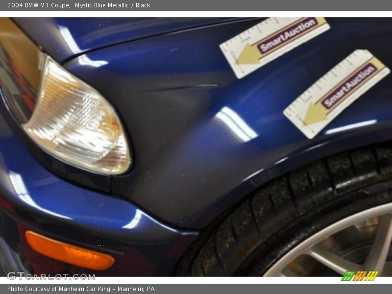 Mystic Blue Metallic / Black 2004 BMW M3 Coupe