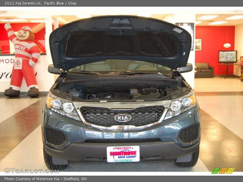 Pacific Blue / Gray 2011 Kia Sorento LX