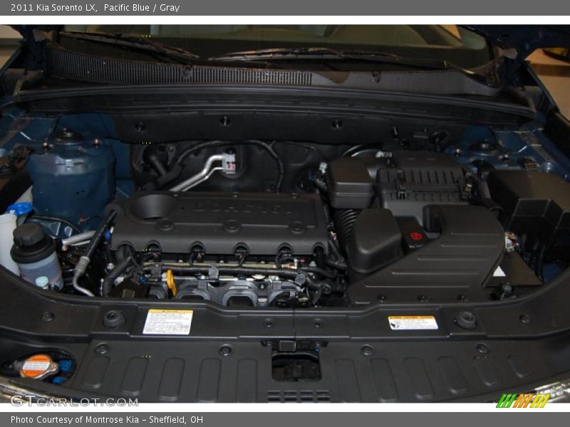 Pacific Blue / Gray 2011 Kia Sorento LX