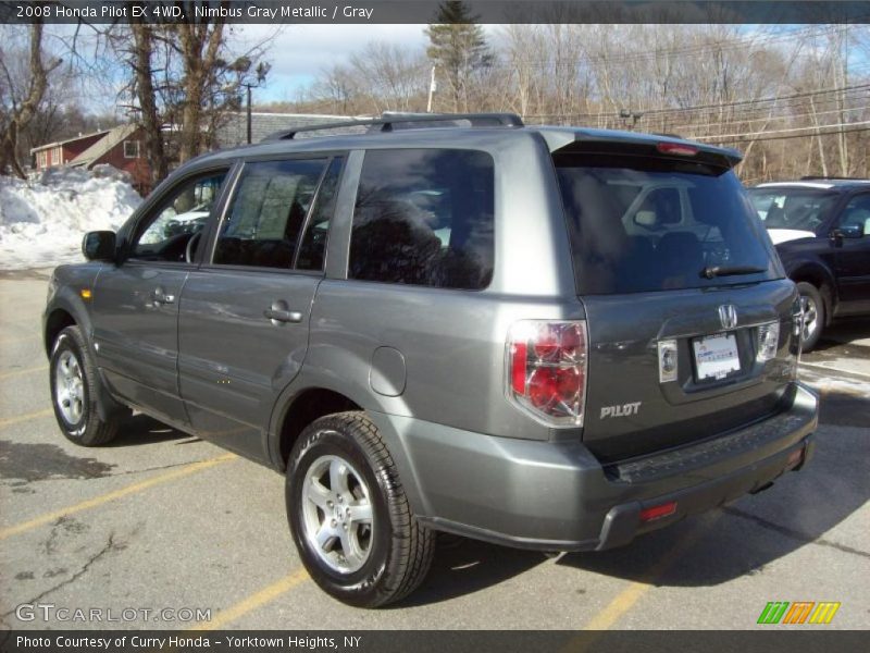 Nimbus Gray Metallic / Gray 2008 Honda Pilot EX 4WD