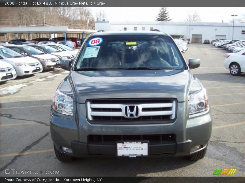 Nimbus Gray Metallic / Gray 2008 Honda Pilot EX 4WD
