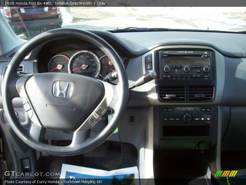 Nimbus Gray Metallic / Gray 2008 Honda Pilot EX 4WD