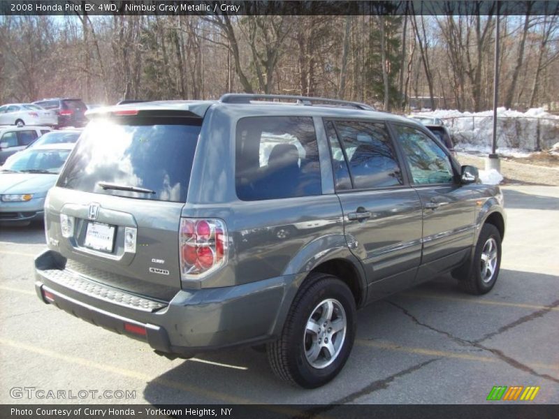 Nimbus Gray Metallic / Gray 2008 Honda Pilot EX 4WD