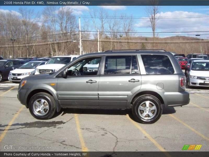 Nimbus Gray Metallic / Gray 2008 Honda Pilot EX 4WD