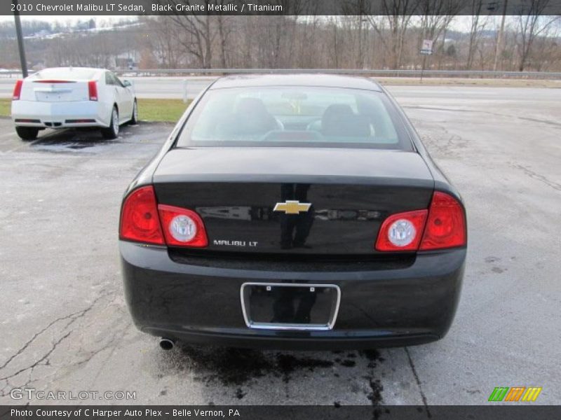 Black Granite Metallic / Titanium 2010 Chevrolet Malibu LT Sedan