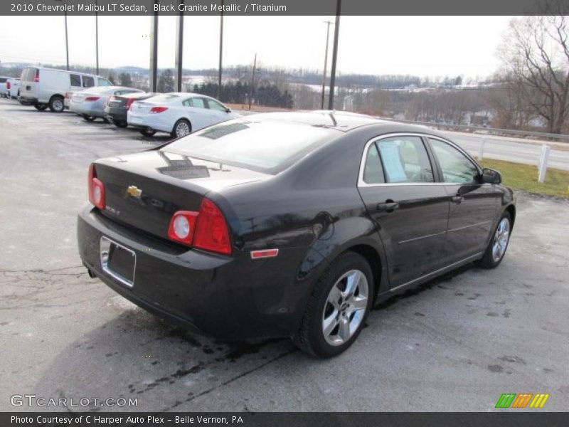 Black Granite Metallic / Titanium 2010 Chevrolet Malibu LT Sedan