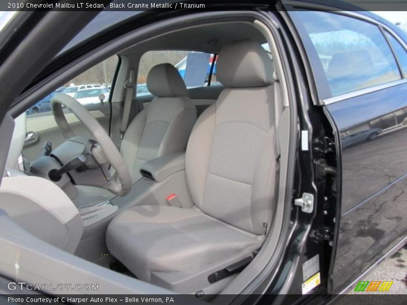 Black Granite Metallic / Titanium 2010 Chevrolet Malibu LT Sedan