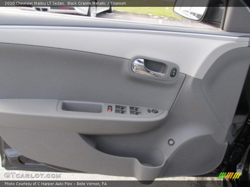Black Granite Metallic / Titanium 2010 Chevrolet Malibu LT Sedan