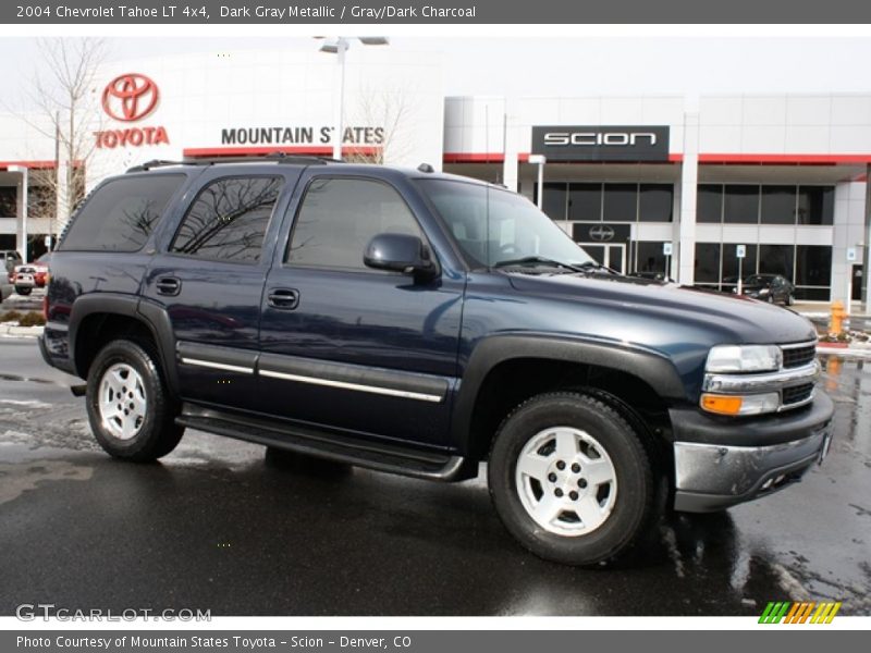 Dark Gray Metallic / Gray/Dark Charcoal 2004 Chevrolet Tahoe LT 4x4