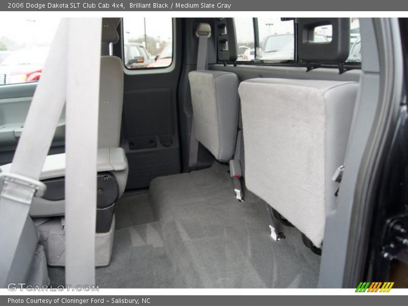Brilliant Black / Medium Slate Gray 2006 Dodge Dakota SLT Club Cab 4x4