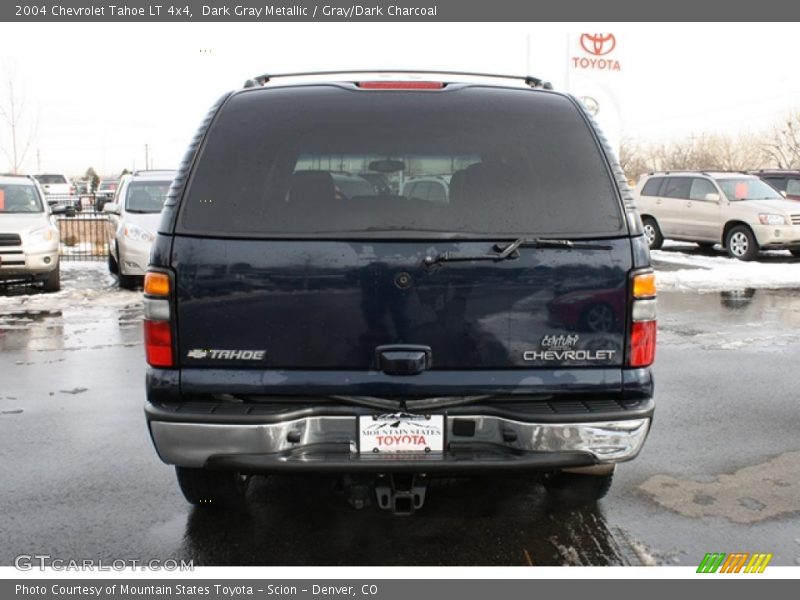 Dark Gray Metallic / Gray/Dark Charcoal 2004 Chevrolet Tahoe LT 4x4