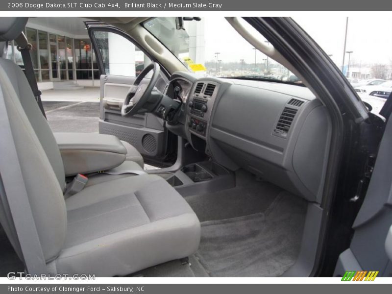  2006 Dakota SLT Club Cab 4x4 Medium Slate Gray Interior
