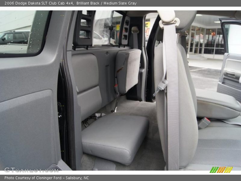 Brilliant Black / Medium Slate Gray 2006 Dodge Dakota SLT Club Cab 4x4