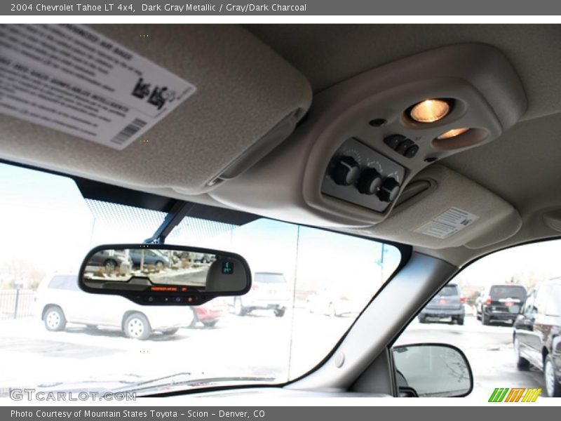 Dark Gray Metallic / Gray/Dark Charcoal 2004 Chevrolet Tahoe LT 4x4
